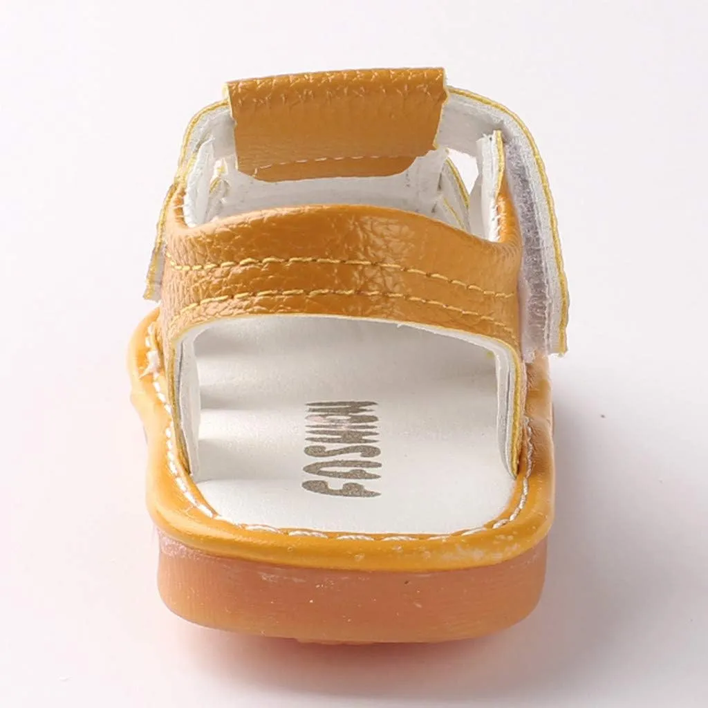 0-18Months Newborn Sandals Baby Girls Boys Roman Shoes First Walkers Soft Sole Shoes Beach Non-slip Outdoor Sneakers