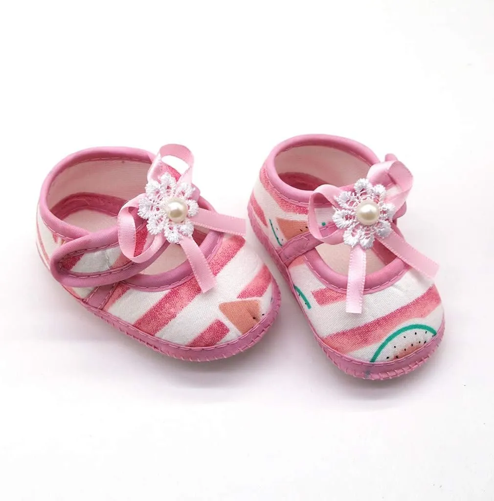 5t Girls Shoes Printing Single Sandals Sole Prewalker Girls Soft Baby Watermelon Shoes Baby Shoes Boys Shoes