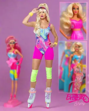 6188 - 5PC Retro Rollerblade Doll