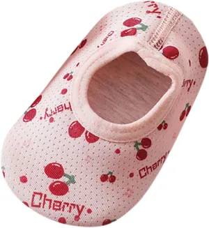 8 Toddler Shoes Mesh Socks Spring Baby Floor Socks Soft for Children Non and Baby Fruit Baby Fashion Sneakers