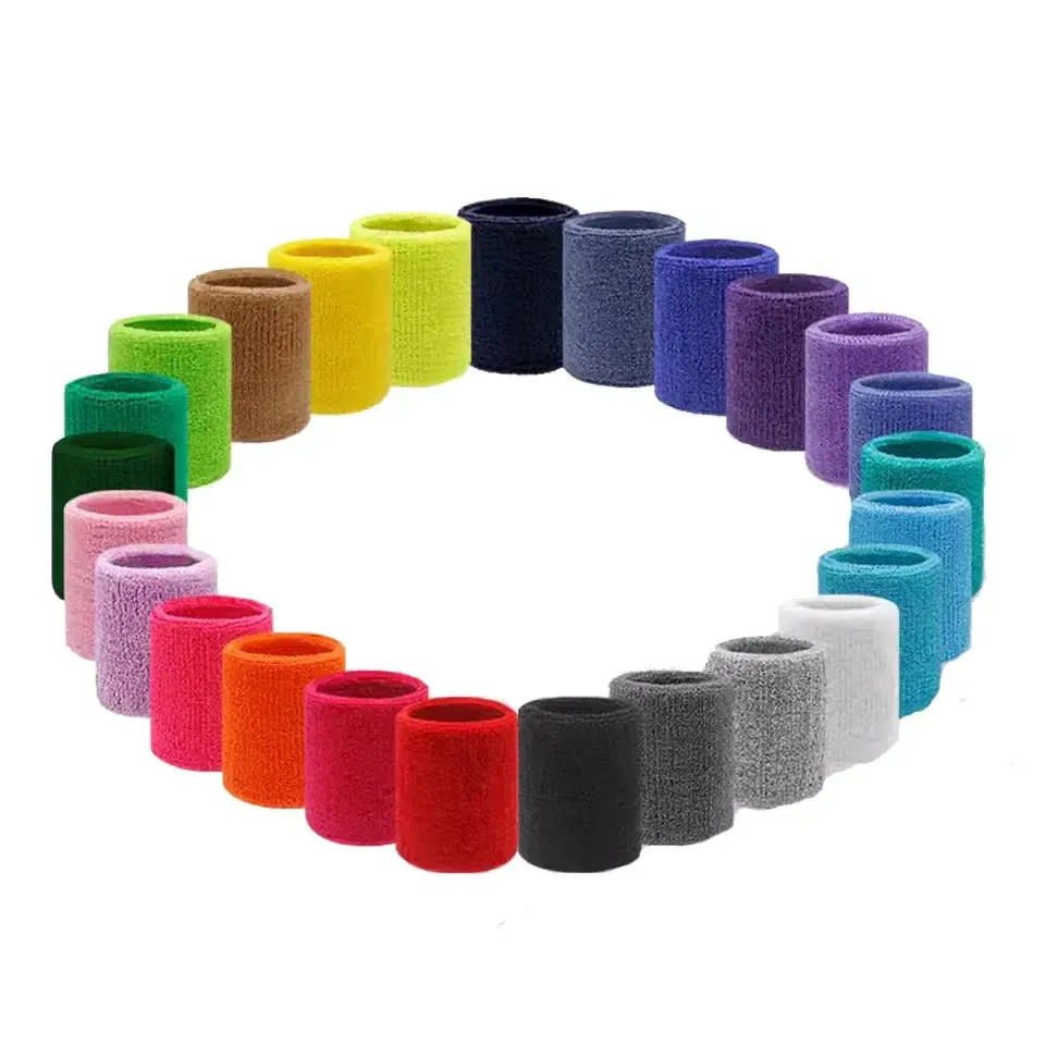 Absorbent Wrist Sweatbands For Sports