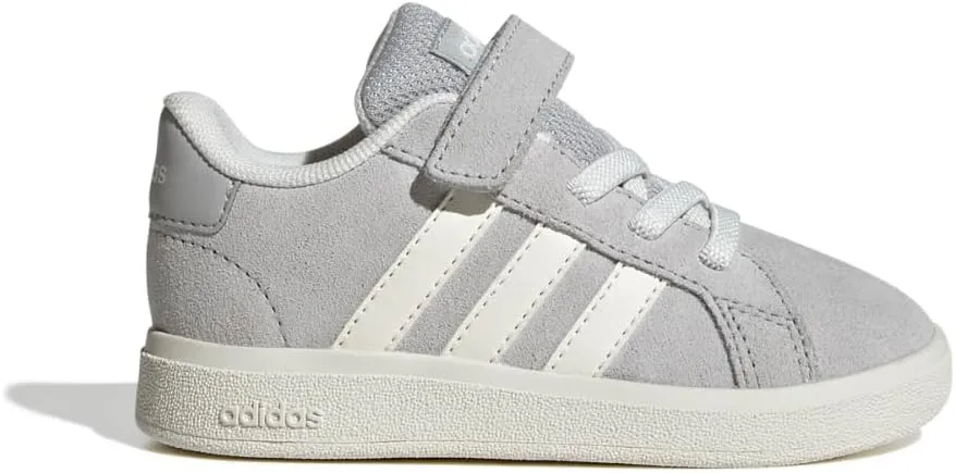 adidas Baby-Boy's Grand Court 2.0 Elastic Lace & Strap Sneaker