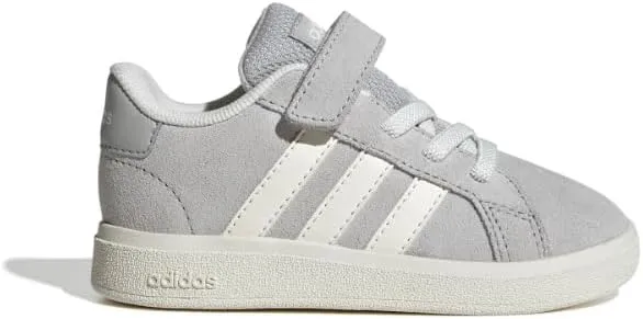 adidas Baby-Boy's Grand Court 2.0 Elastic Lace & Strap Sneaker