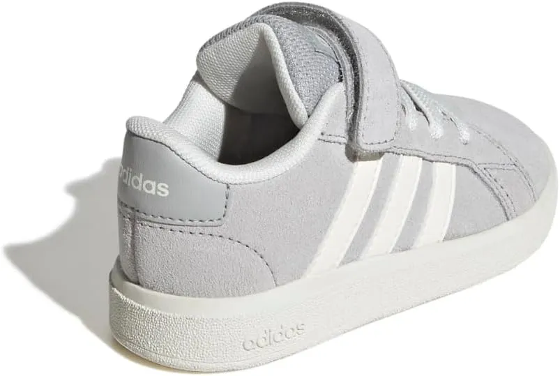 adidas Baby-Boy's Grand Court 2.0 Elastic Lace & Strap Sneaker