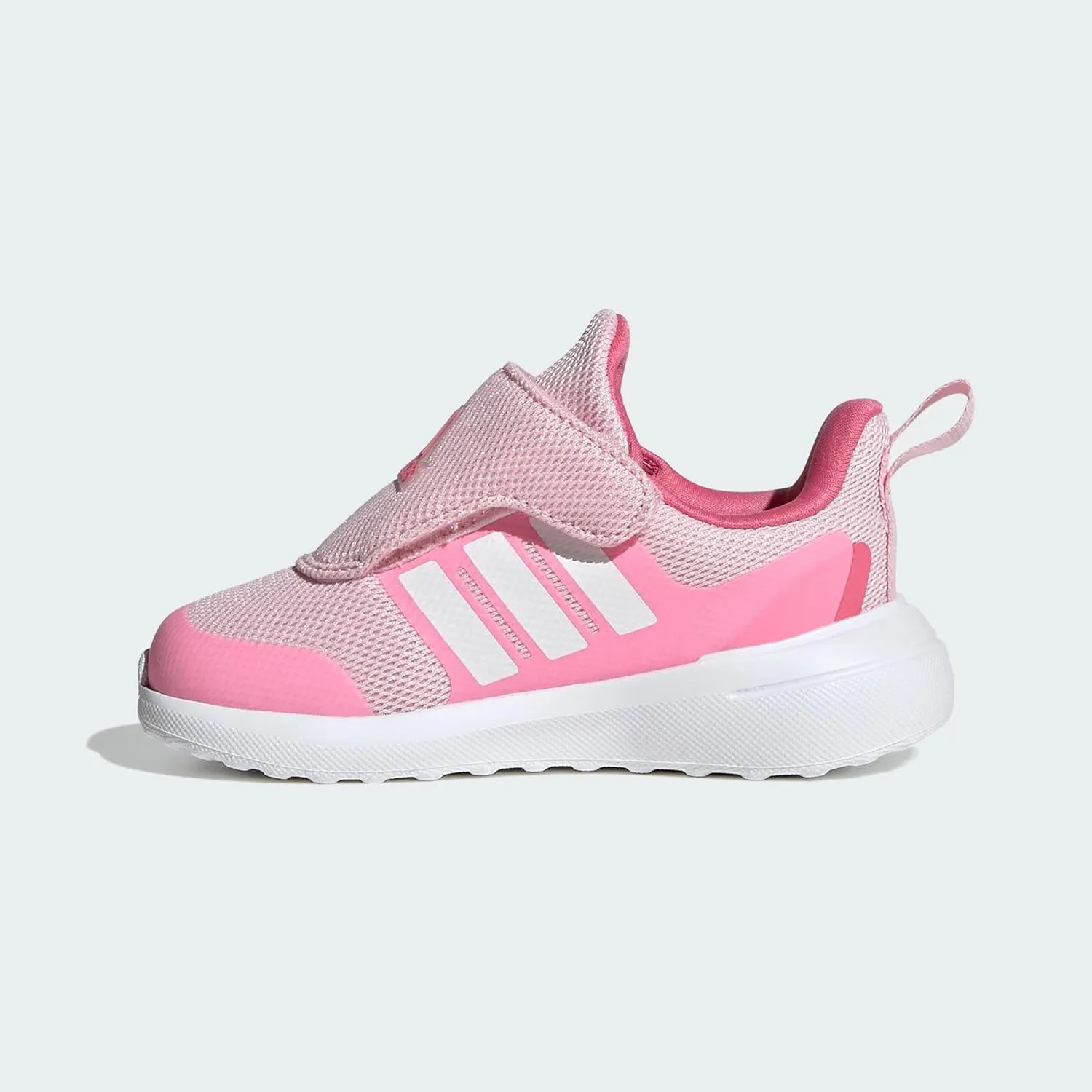 adidas Infant Girls Fortarun 2.0 Ac Slip On Sneakers Shoes - Pink