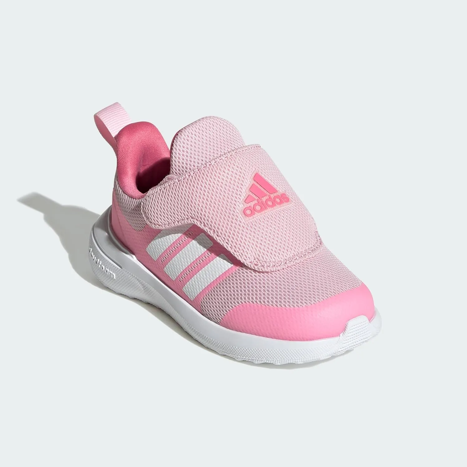 adidas Infant Girls Fortarun 2.0 Ac Slip On Sneakers Shoes - Pink