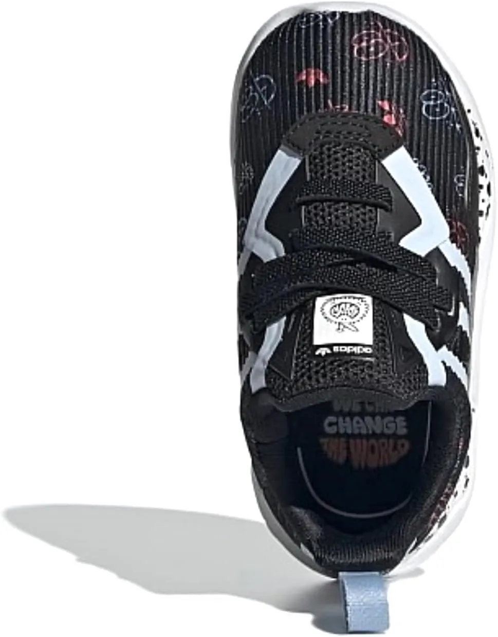 adidas Infants Flex EL Low Sneakers, Core Black/Clear Sky/Cloud White