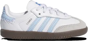 Adidas Samba Original - Boys' Toddler (JI2011, Blue/Clear Sky/White) Size 4
