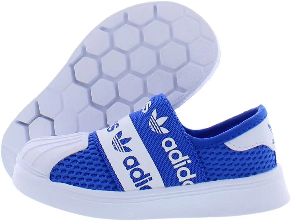 adidas Superstar Smr 360 Baby Boys Shoes Size 10, Color: Blue/White