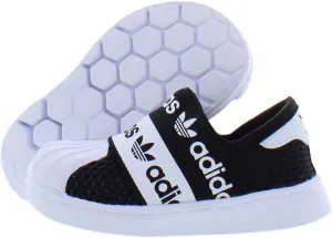 adidas Superstar Smr 360 Baby Boys Shoes Size 9, Color: Black/White