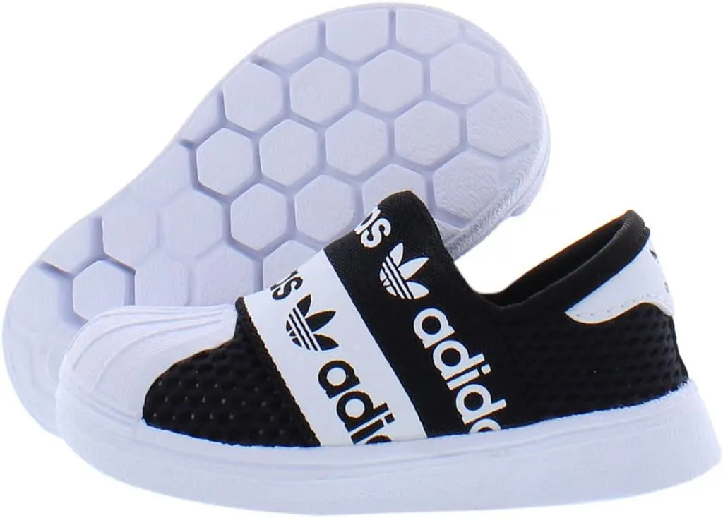 adidas Superstar Smr 360 Baby Boys Shoes Size 9, Color: Black/White