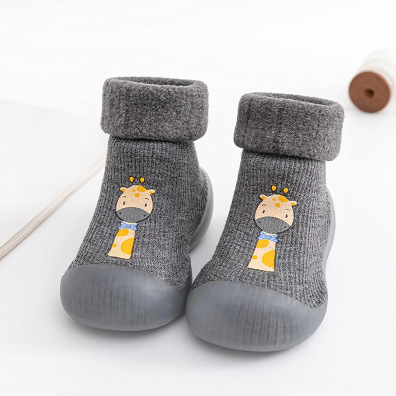 All Girl Toddler Shoes Baby Toddler Girls Shoes Slipper Kids Knit Soft Stocking Sole Solid Rubber Socks Warm Boys Baby Shoes Toddler Shoes