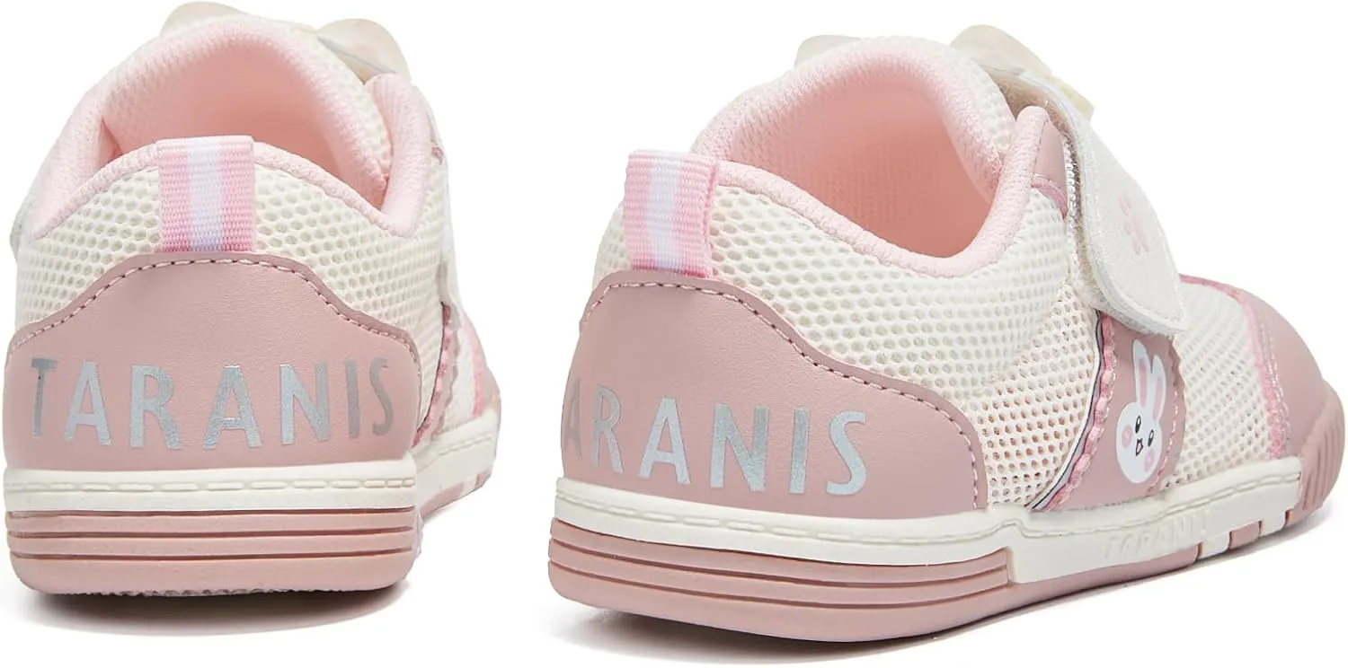 Baby and Toddler Boys & Girls Sneakers Lightweight Breathable Strap Athletic Running Squeak Shoes