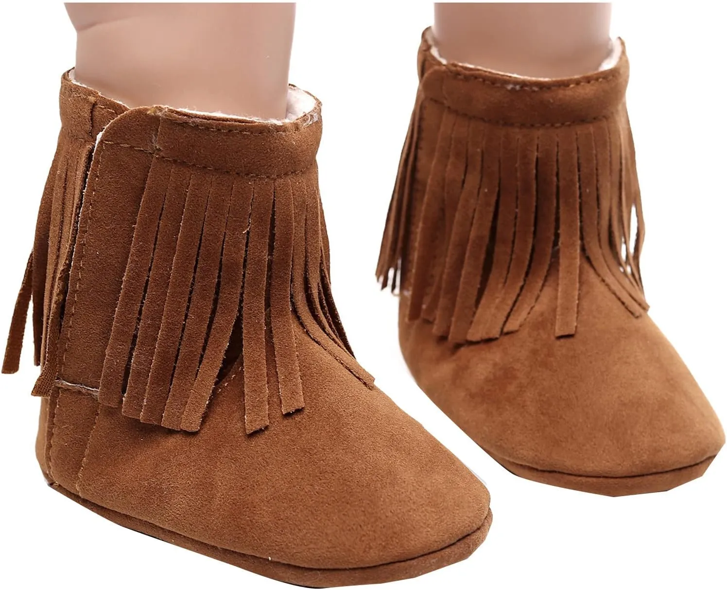 Baby Boot Soft Sole Soft Infant First Cotton Plush Girls Snow Shoes Tassels Boots Walkers Baby Warm Baby Shoes Boy Shoes Size 12