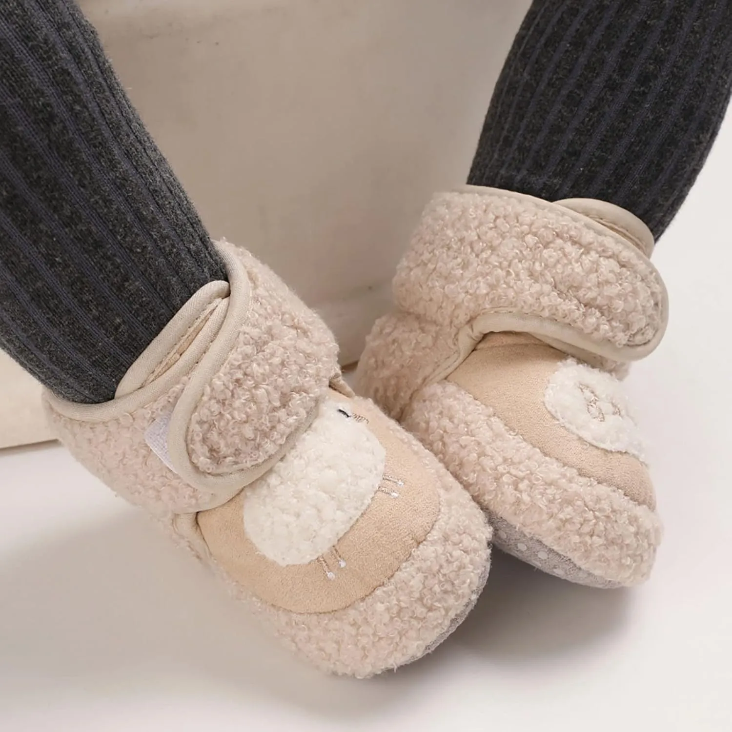 Baby Boots for Infant Toddler Boys Girls Soft Sole Winter Warm Socks Indoor Boots Infant First Walkers Warm Shoes
