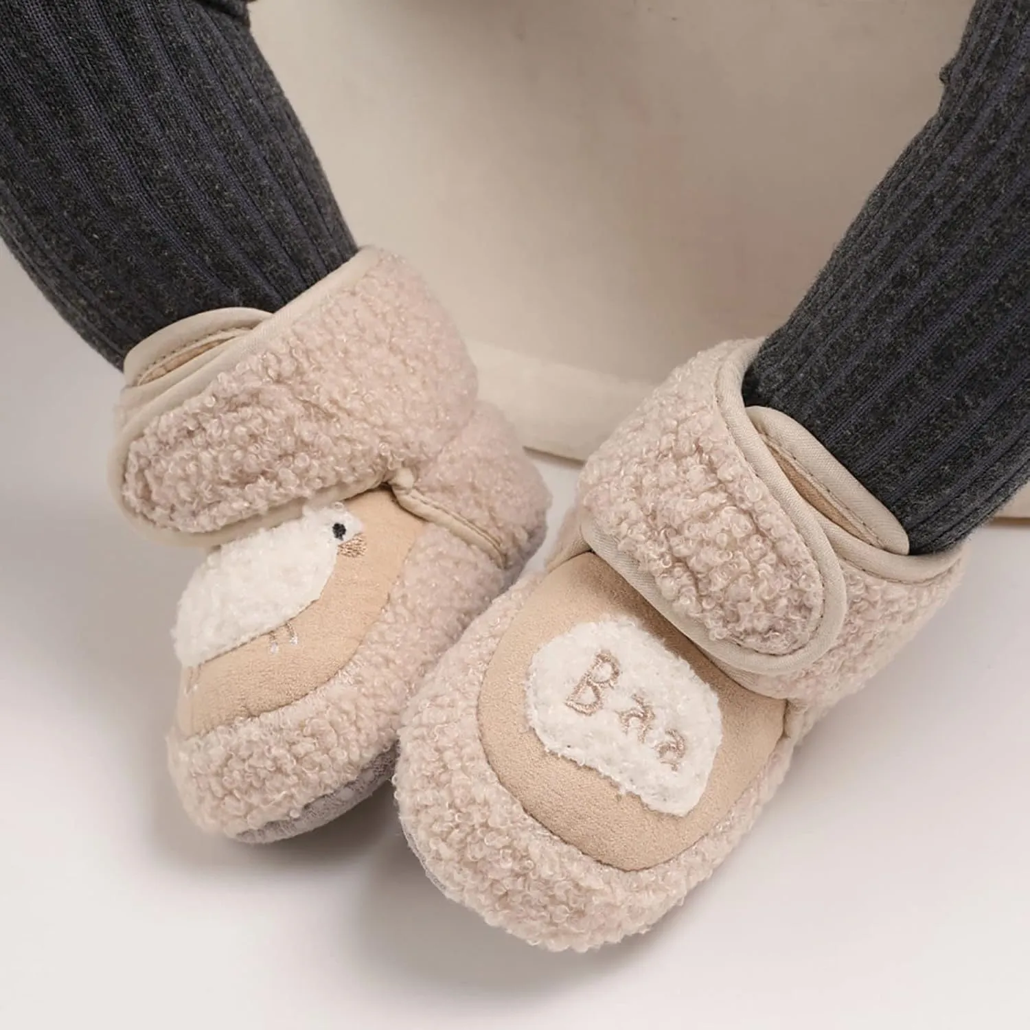 Baby Boots for Infant Toddler Boys Girls Soft Sole Winter Warm Socks Indoor Boots Infant First Walkers Warm Shoes