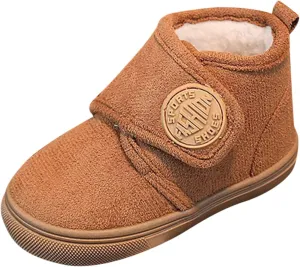 Baby Boy Girl Boots Newborn Shoes Winter Snow Boots Non-Slip Soft Sole Warm Infant Toddler Prewalker Booties (BW2, 15-18 Months)