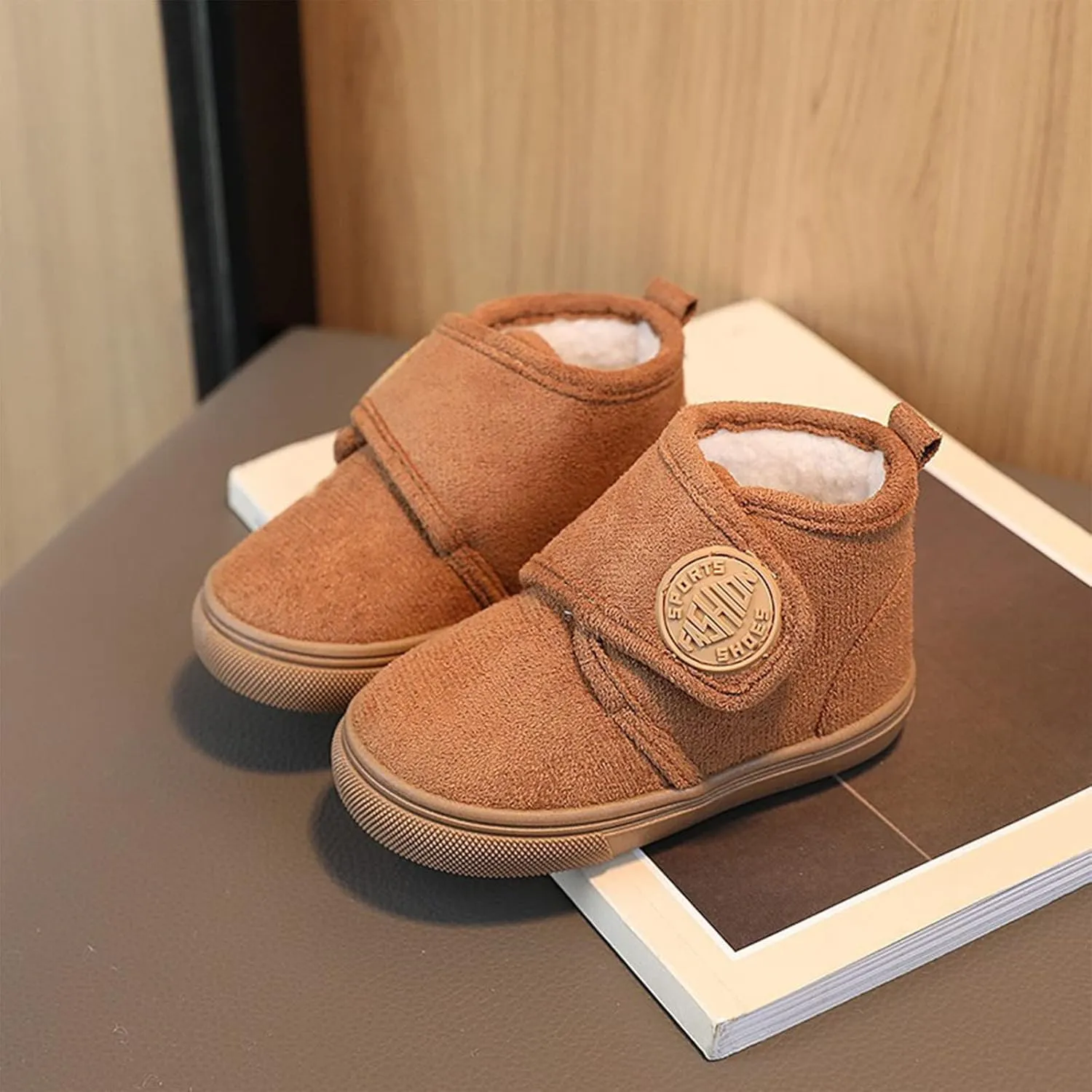 Baby Boy Girl Boots Newborn Shoes Winter Snow Boots Non-Slip Soft Sole Warm Infant Toddler Prewalker Booties (BW2, 15-18 Months)