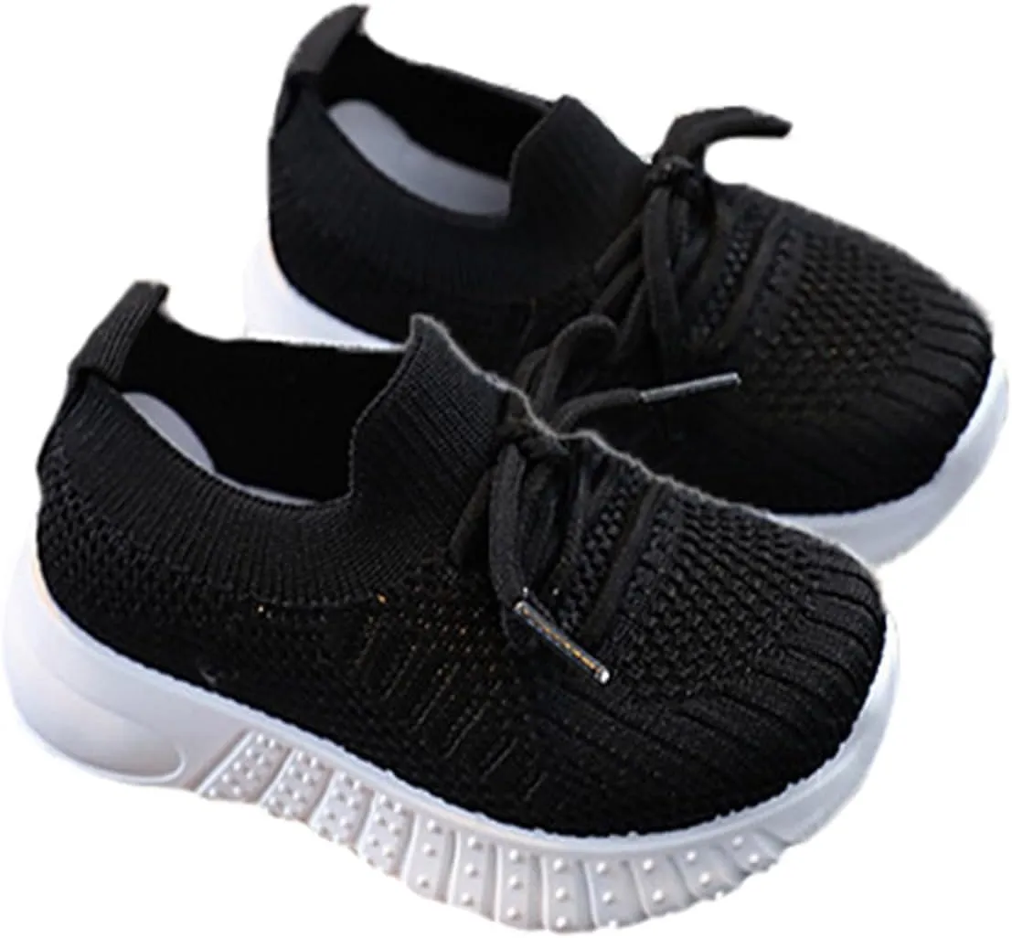 Baby Boy Girl First Walking Shoes Toddler Infant Mesh Sneakers Breathable Lightweight Non-Slip Rubber Sole Summer