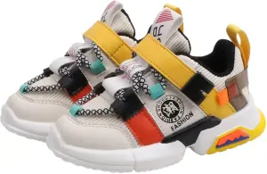 Baby Boy Girl Shoes Breathable Walking Lightweight Non-Slip Sneakers Infant First Walker 6 9 12 18 24 Months Size Toddler Black Yellow Pink
