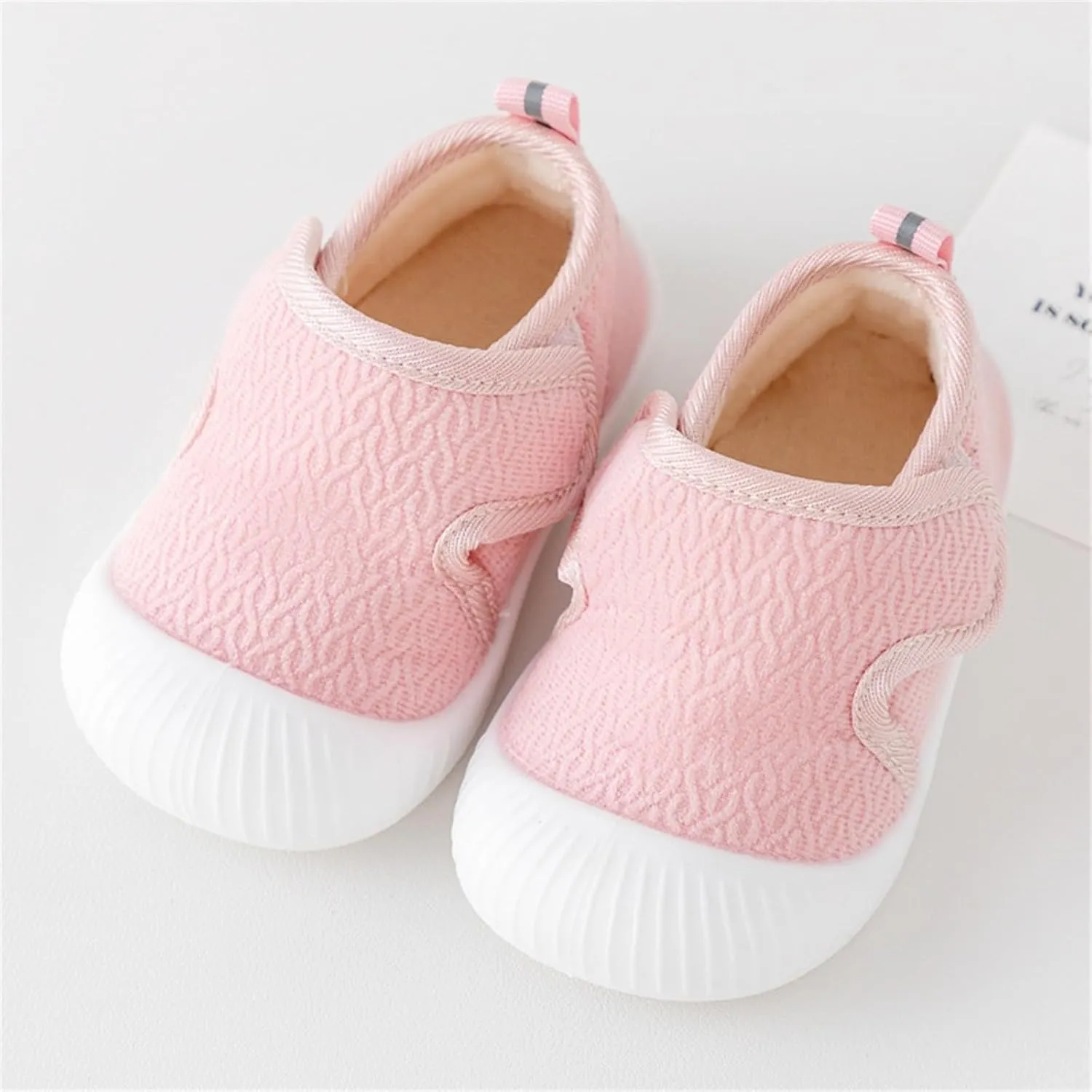 Baby Boy Shoes Boys Baby Toddler Shoes Plus Velvet Thick Non Slip Soft Sole Floor Shoes Boys Tennis Shoes