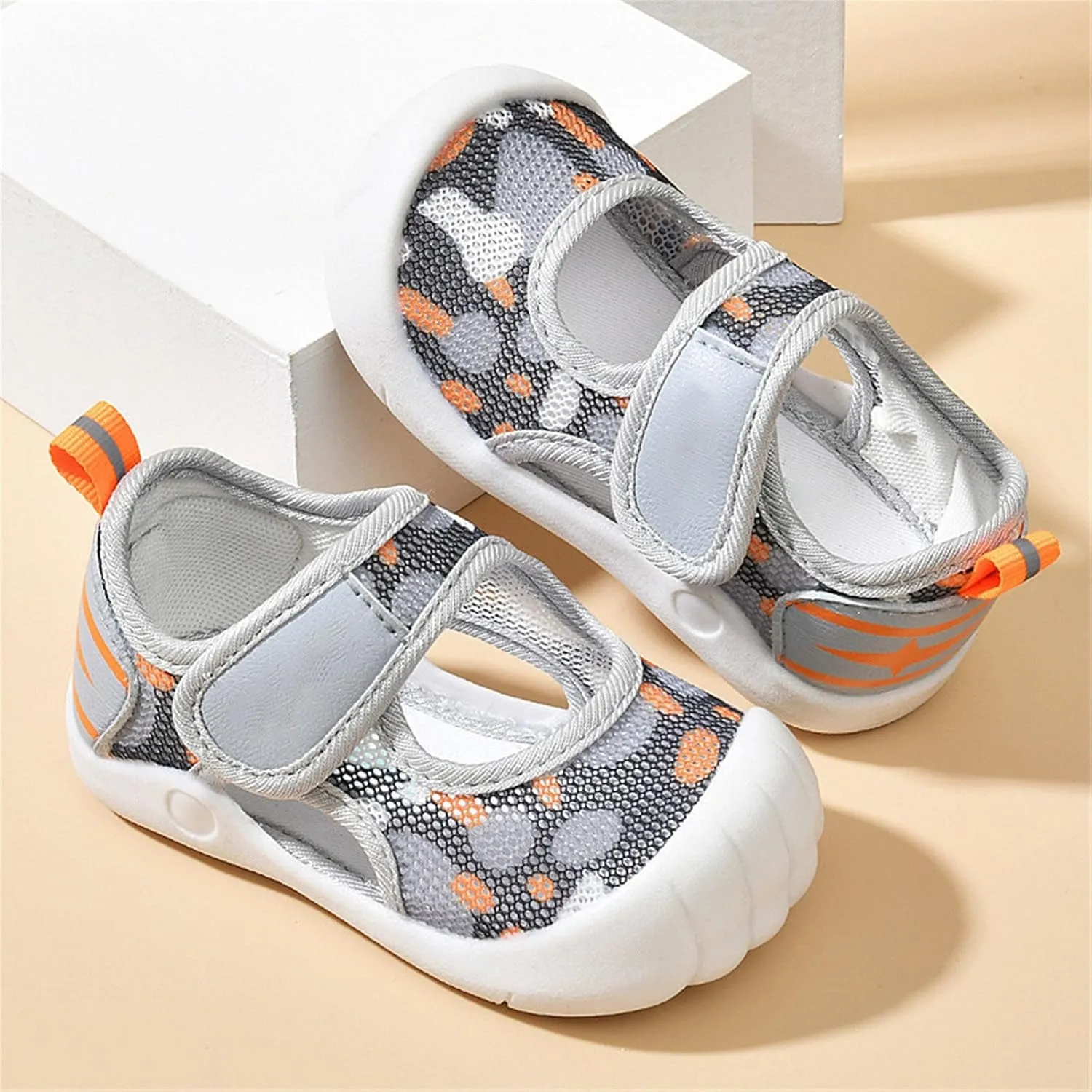 Baby Boys Girls Barefoot Swim Pool Water Shoes Beach Walking Sandals Athletic Cute Dog Print Breathable Sneakers