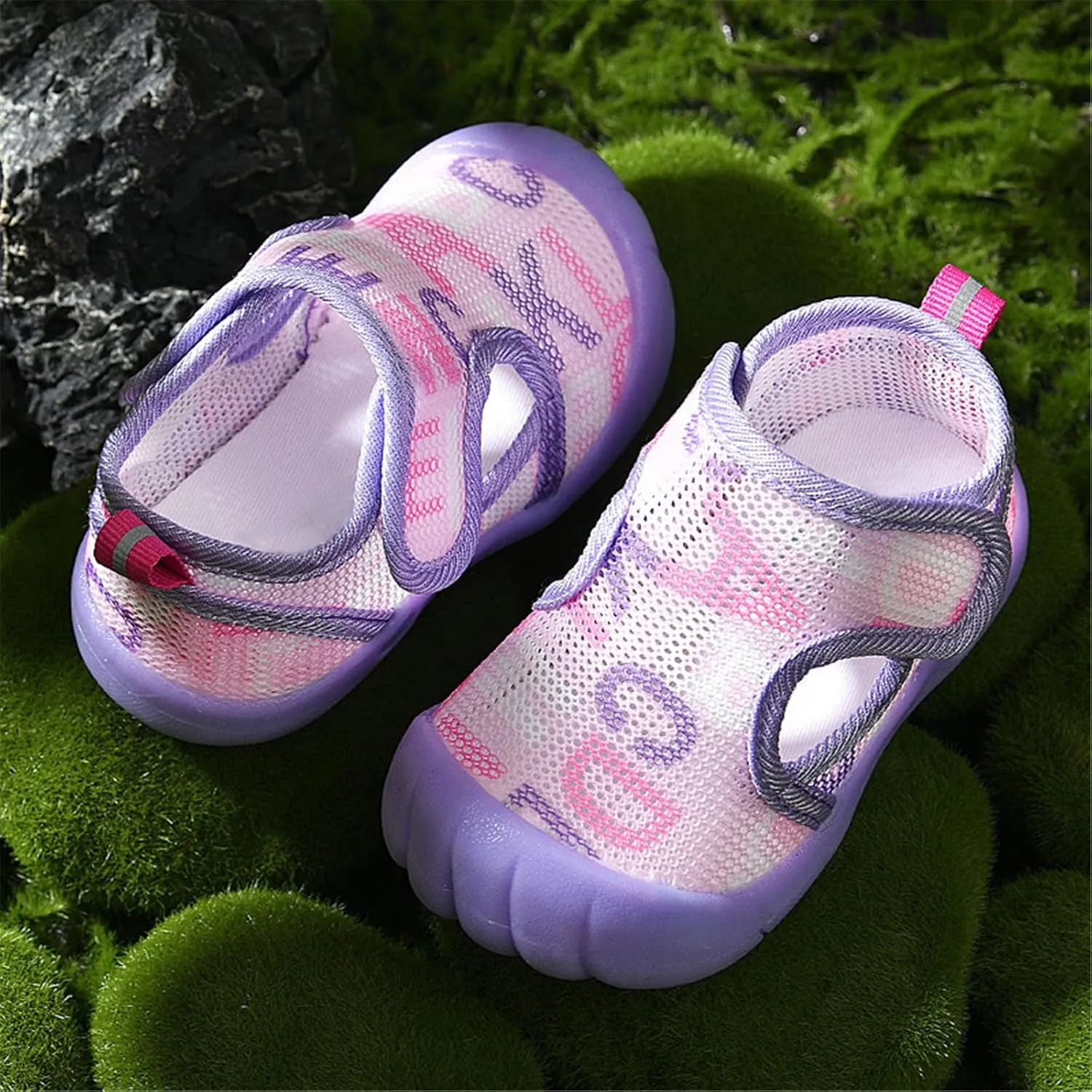 Baby Boys Girls Barefoot Swim Shoes Infant Pool Water Shoes Newborn Beach Walking Sandals Athletic Breathable Sneakers