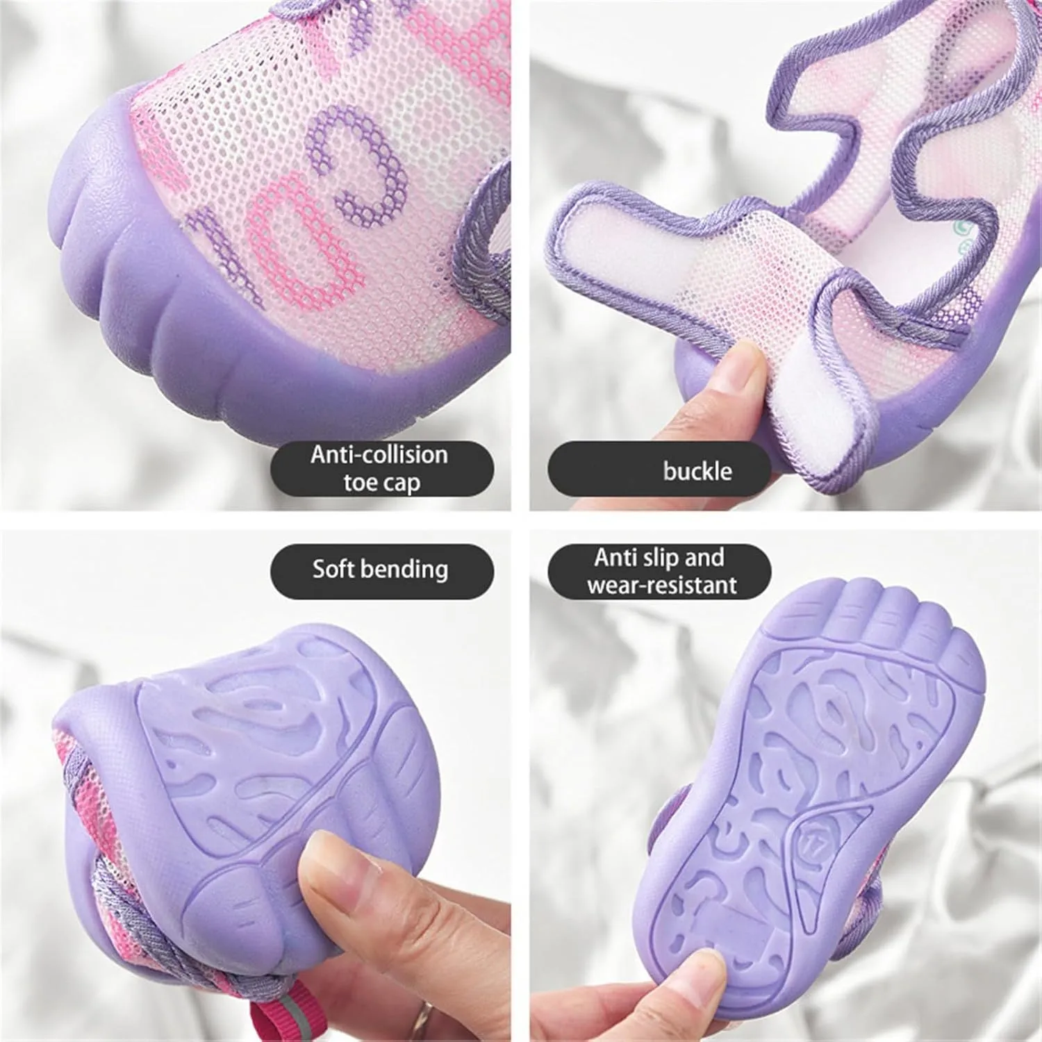 Baby Boys Girls Barefoot Swim Shoes Infant Pool Water Shoes Newborn Beach Walking Sandals Athletic Breathable Sneakers