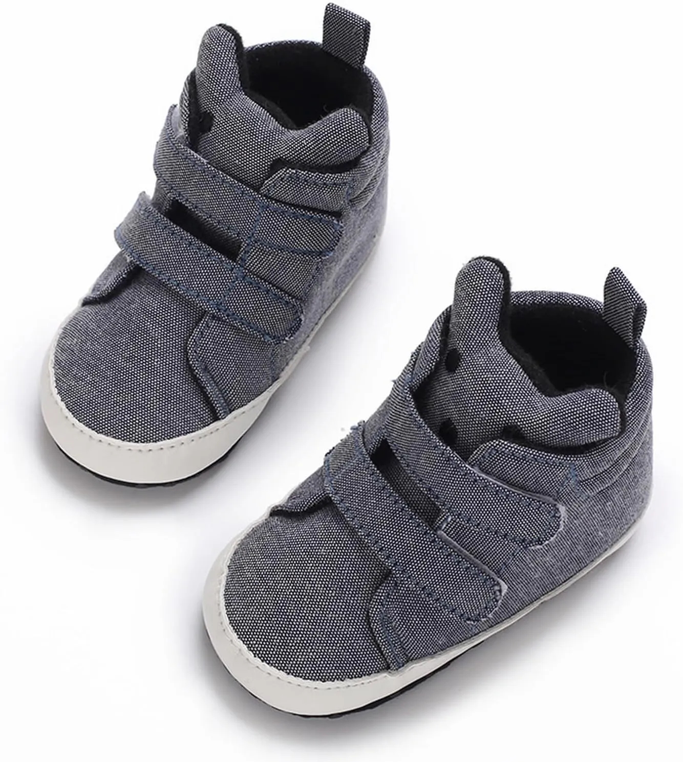 Baby Boys Girls High Tops Ankle Sneakers Soft Anti Slip Sole Warm Shoes Unisex Comfy Warm Slip On Casual Shoes