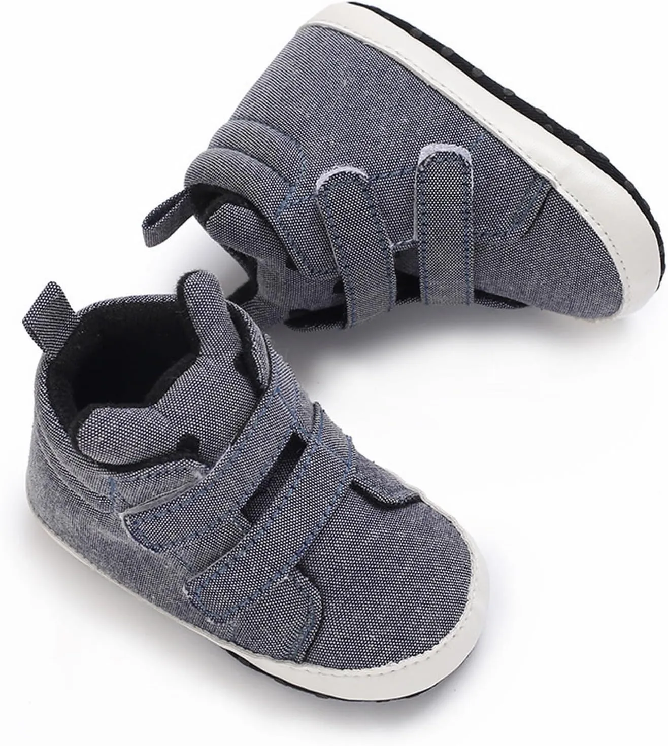 Baby Boys Girls High Tops Ankle Sneakers Soft Anti Slip Sole Warm Shoes Unisex Comfy Warm Slip On Casual Shoes