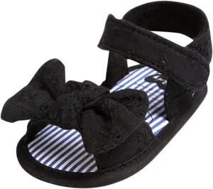 Baby Boys Girls Princess Sandals Cotton Anti-Slip Soft Sole 0-18M Infant Summer Outdoor Shoes Toddler First Walkers