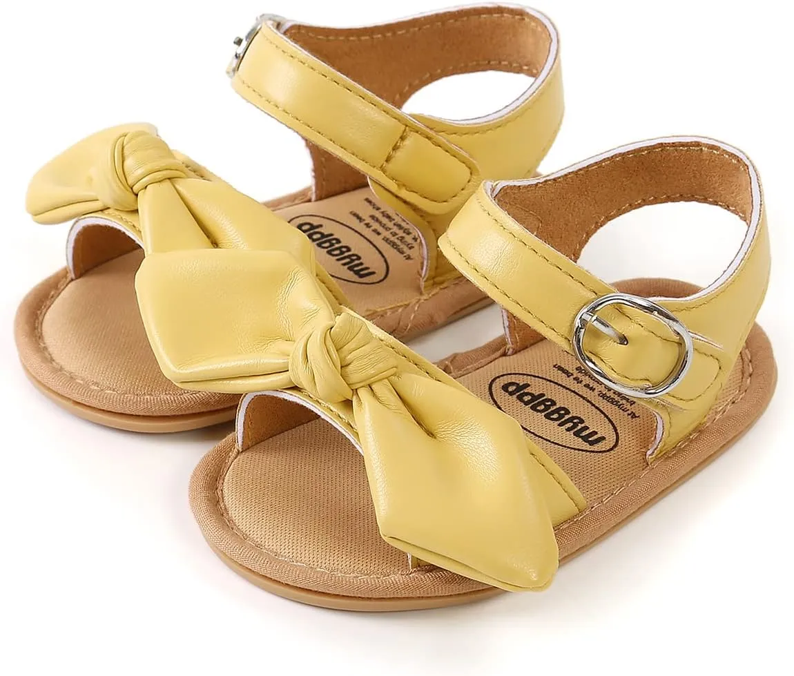 Baby Boys Girls Sandals Comfort Summer Wedding Dress Flats Shoes Outdoor lnfant Newborn Crib Shoes Toddler Prewalkers First Walkers