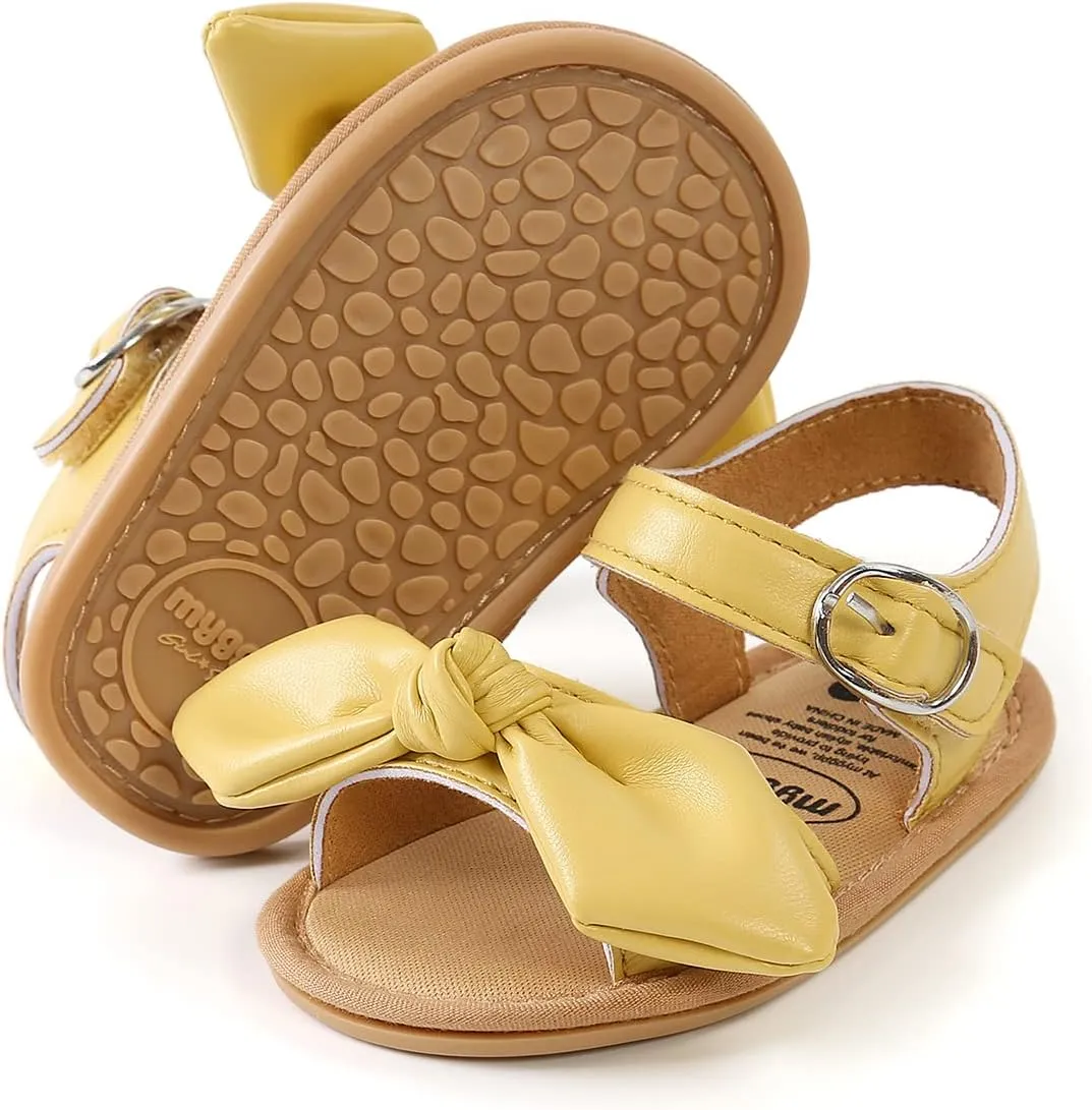 Baby Boys Girls Sandals Comfort Summer Wedding Dress Flats Shoes Outdoor lnfant Newborn Crib Shoes Toddler Prewalkers First Walkers