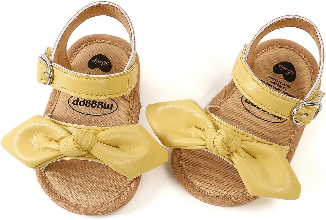 Baby Boys Girls Sandals Comfort Summer Wedding Dress Flats Shoes Outdoor lnfant Newborn Crib Shoes Toddler Prewalkers First Walkers