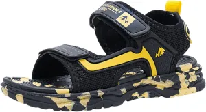 Baby Boys Girls Toddler Summer Shoes Sandals Outdoor Beach Anti-Slip Lightweight Soft Sole Shoes (Black, 4 Big Kids)