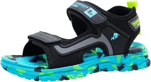 Baby Boys Girls Toddler Summer Shoes Sandals Outdoor Beach Anti-Slip Lightweight Soft Sole Shoes (Sky Blue, 4 Big Kids)