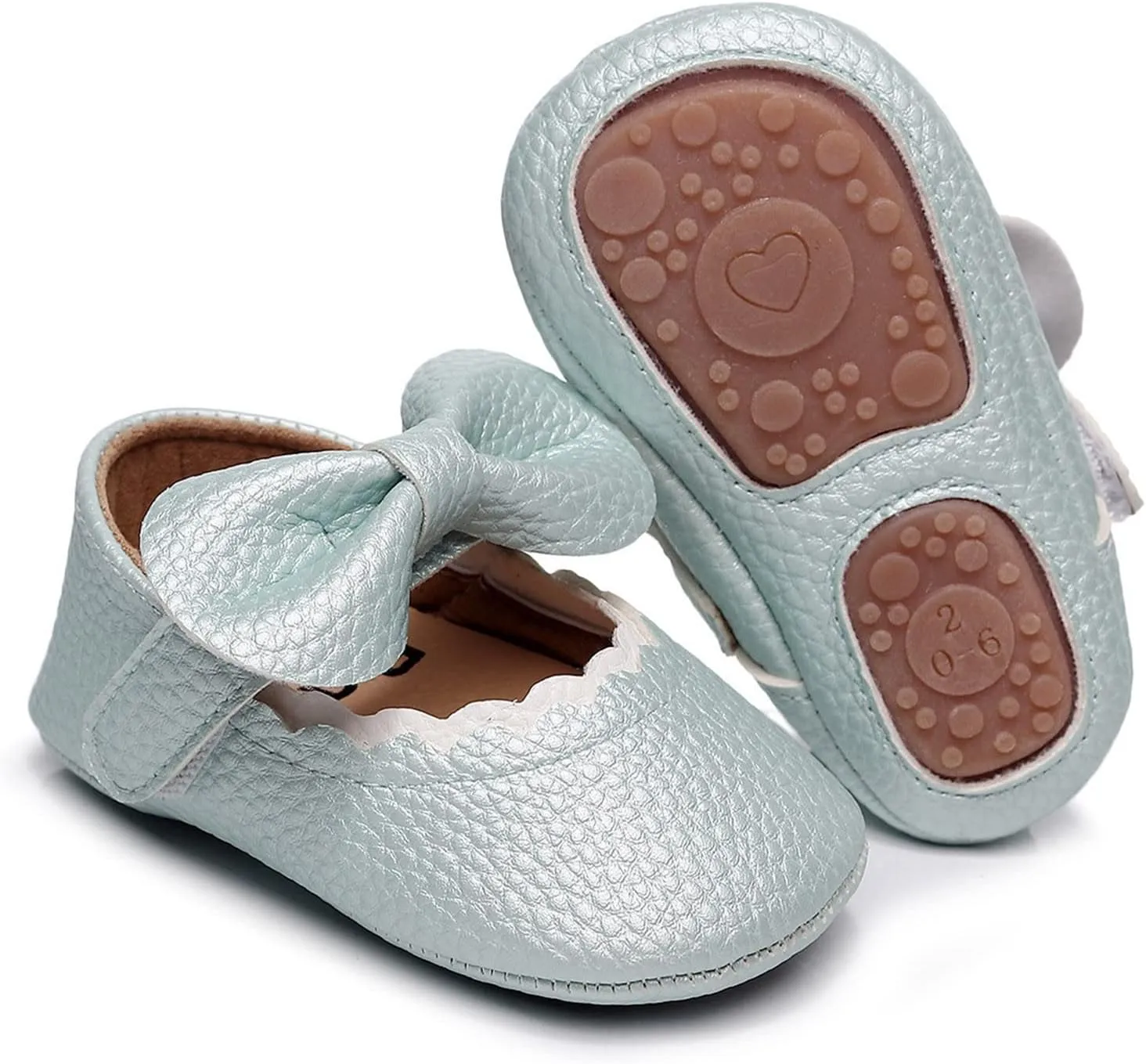 Baby Girl Shies Infant Girls Single Shoes Ruffles Bowknot First Walkers Shoes Toddler Sandals Princess Shoes Shoes for Toddler