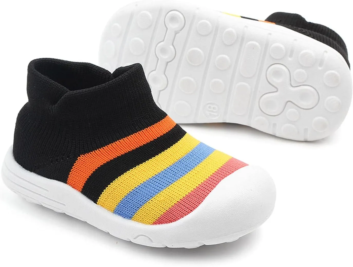 Baby Girl Sneakers Size 10 Shoes Rubber Socks Infant Baby Sole Slipper Boys Knit Girls Toddler Shoes Soft Baby Shoes Girls Shoes Size 3