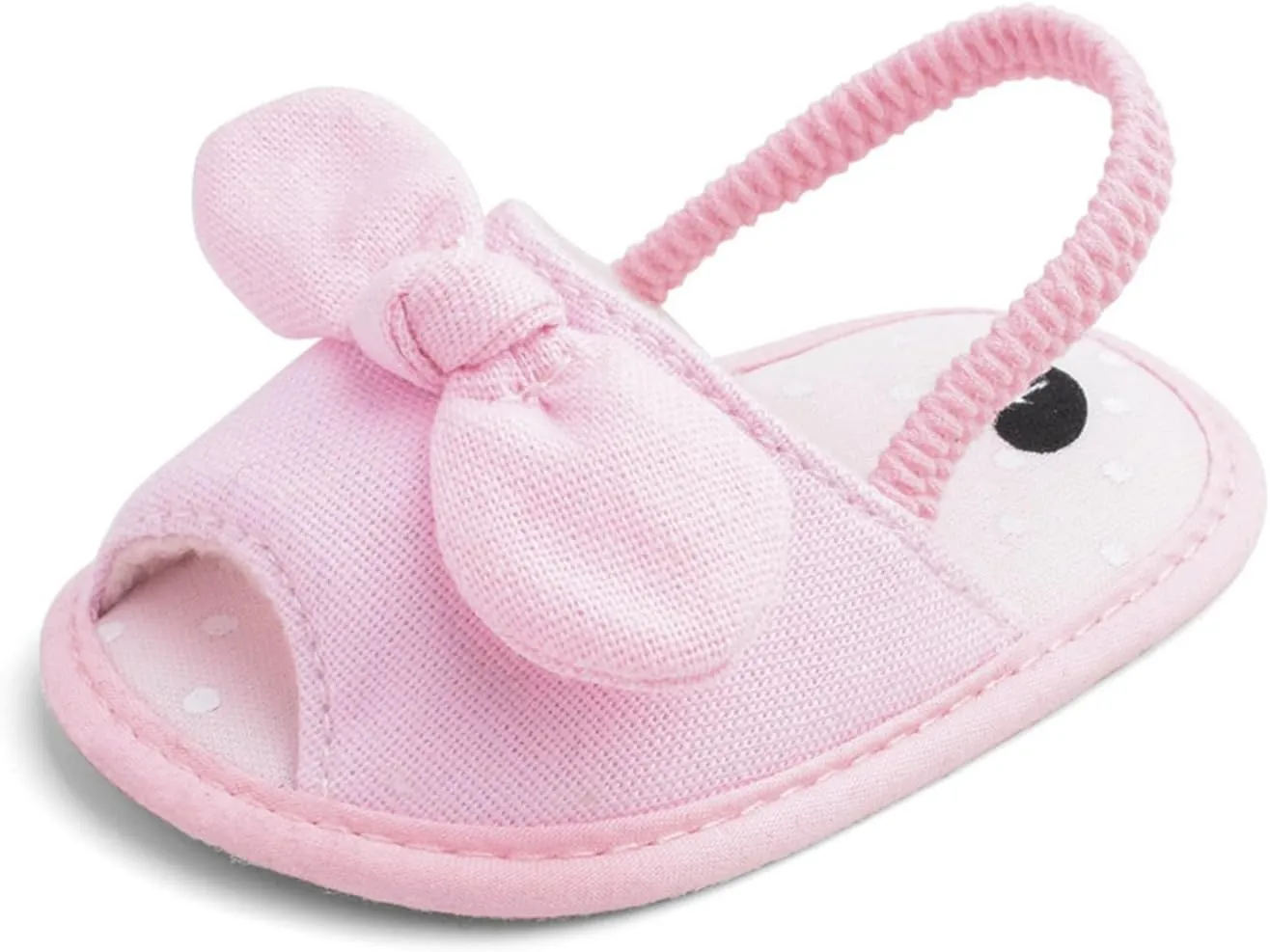 Baby Girls Bow Knot Sandals Non Slip Flats Open Toe Cute Princess Shoes Infant Holiday Beach Casual Soft Sole Slides