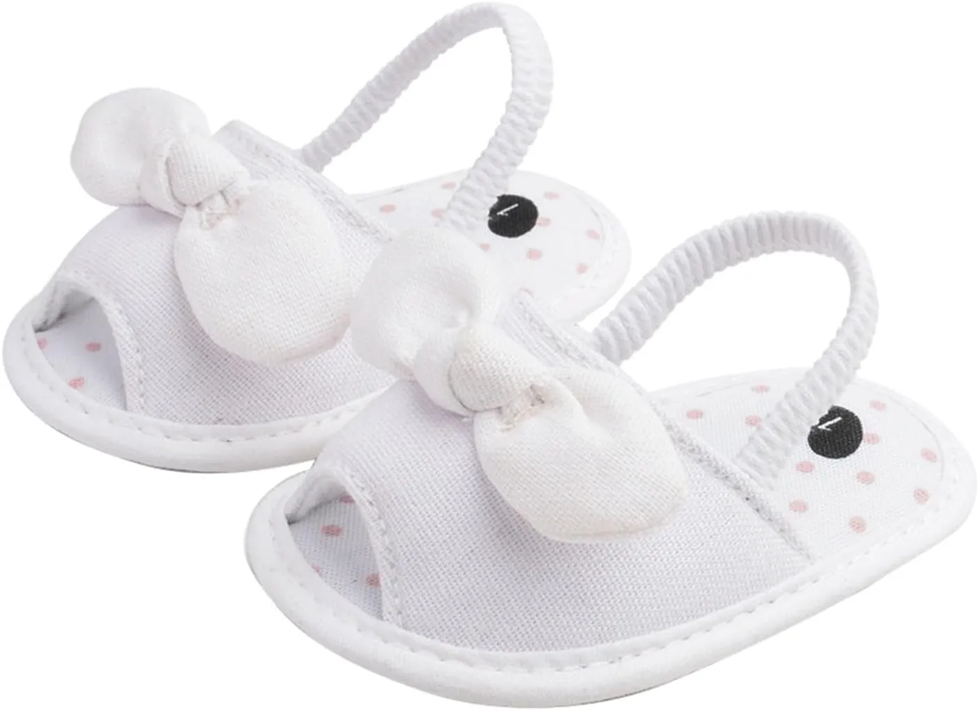 Baby Girls Bow Knot Sandals Non Slip Flats Open Toe Cute Princess Shoes Infant Soft Holiday Beach Casual Sole Slides