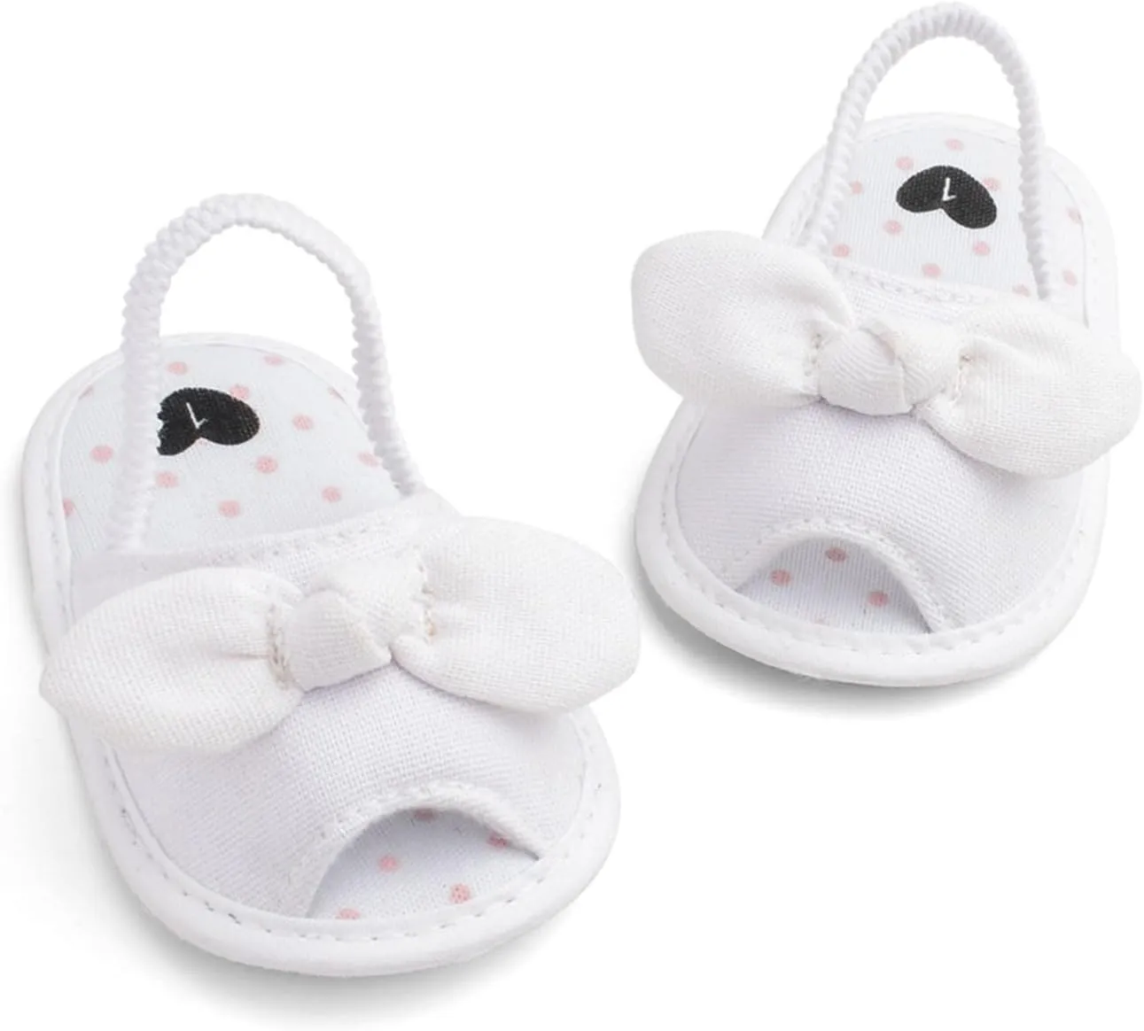Baby Girls Bow Knot Sandals Non Slip Flats Open Toe Cute Princess Shoes Infant Soft Holiday Beach Casual Sole Slides
