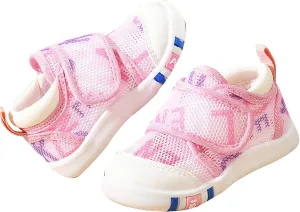 Baby Girls Boys Sandals Infant Toddler Shoes First Walking Shoes Mesh Soft Sole Breathable Sneakers (Pink, 7.5 Toddler)