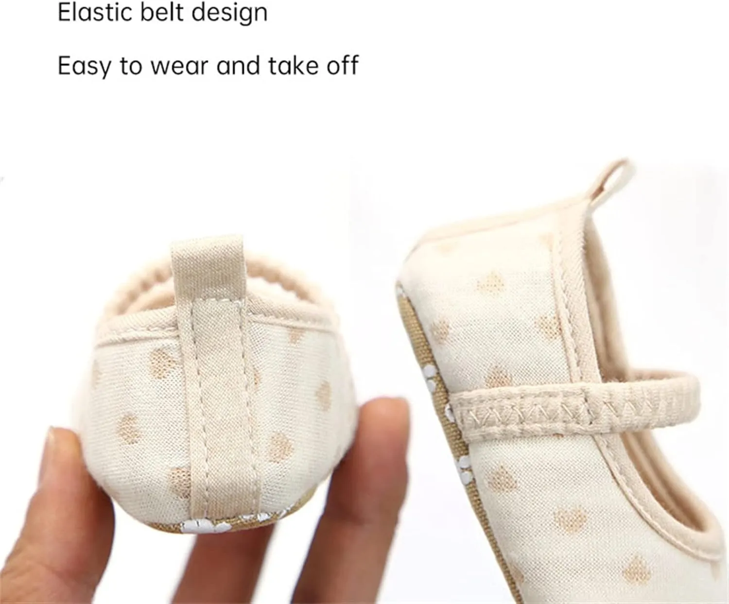 Baby Girls Non Slip for Toddler First Walkers Soft Sole Cotton Shoes Sneaker Wedding Party Walking Sandals for Kids (A, 0-3 Months)