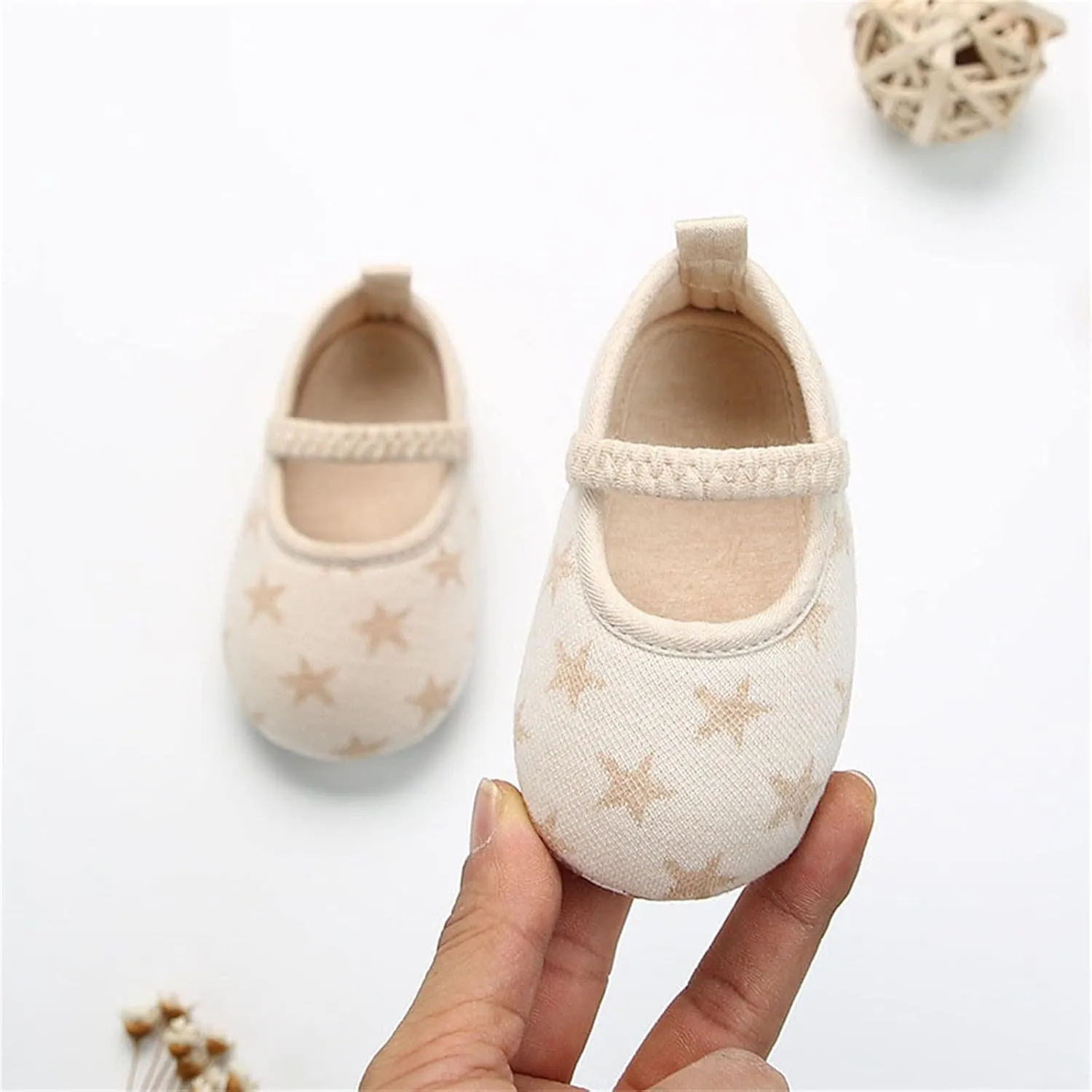 Baby Girls Non Slip for Toddler First Walkers Soft Sole Cotton Shoes Sneaker Wedding Party Walking Sandals for Kids (A, 0-3 Months)