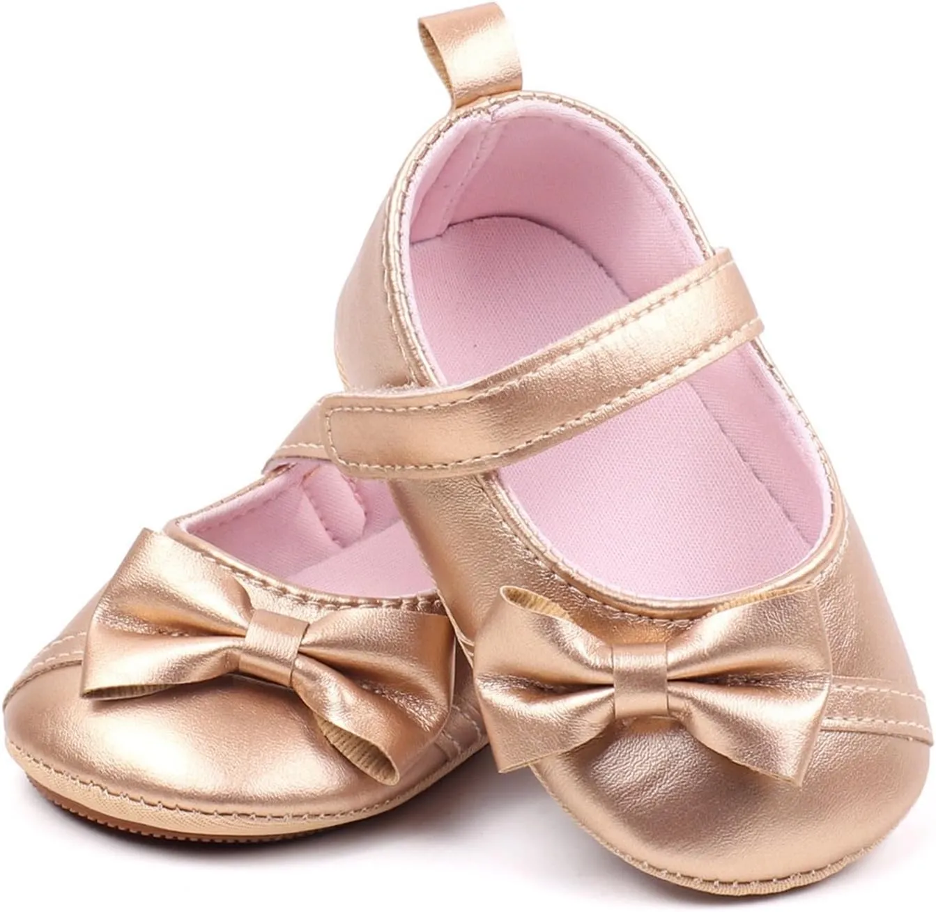 Baby Girls Sandals Leather Cute Bow Knot Mary Jane Flats Princess Shoes Infant Soft Casual Sole Wedding Dress Sandals