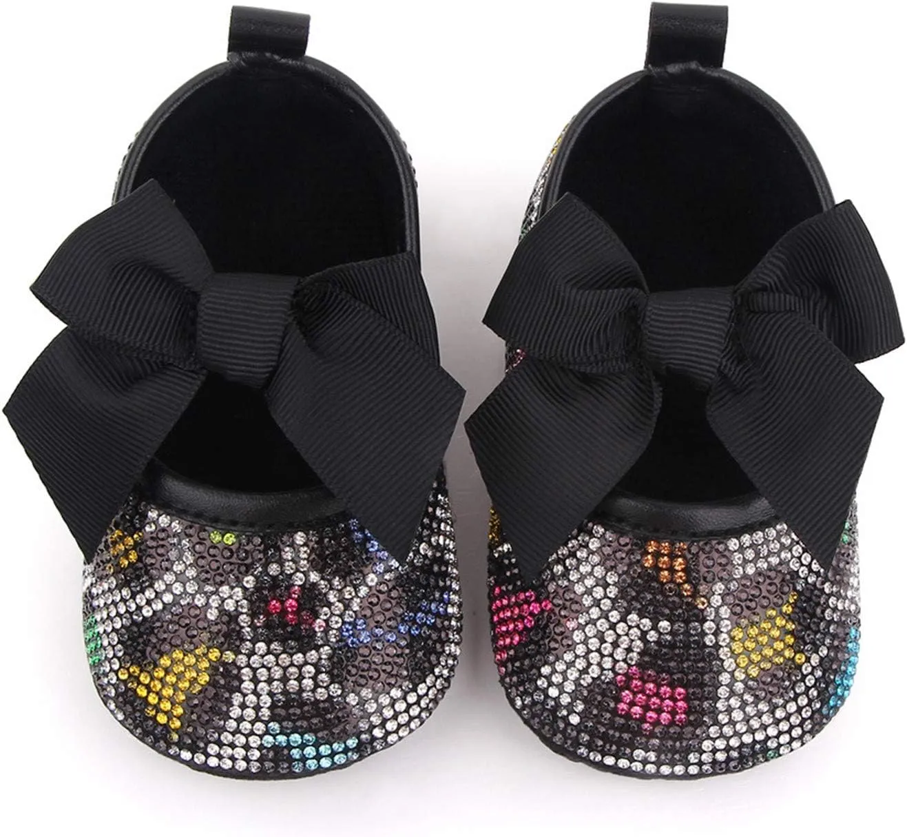 Baby Girls Soft Princess Dress Flats Shoes Infant Wedding Bowknot Anti-Slip First Walker Newborn Soft Sole Sneakers