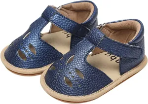 Baby Infant Boy Girl Sandals Shoes First Walking Shoes Soft Anti-Slip Rubber Sole Sneakers Fashion (Blue, 6 Toddler)