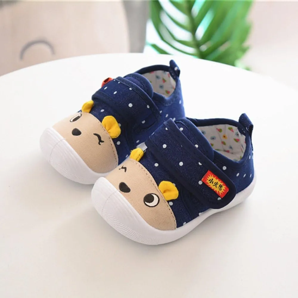 Baby Shoes Boy Girl Squeaky Shoes Infant Cute Cartoon Soft Sole Non Slip Shoes Kids Newborn Baby Walking Shoes