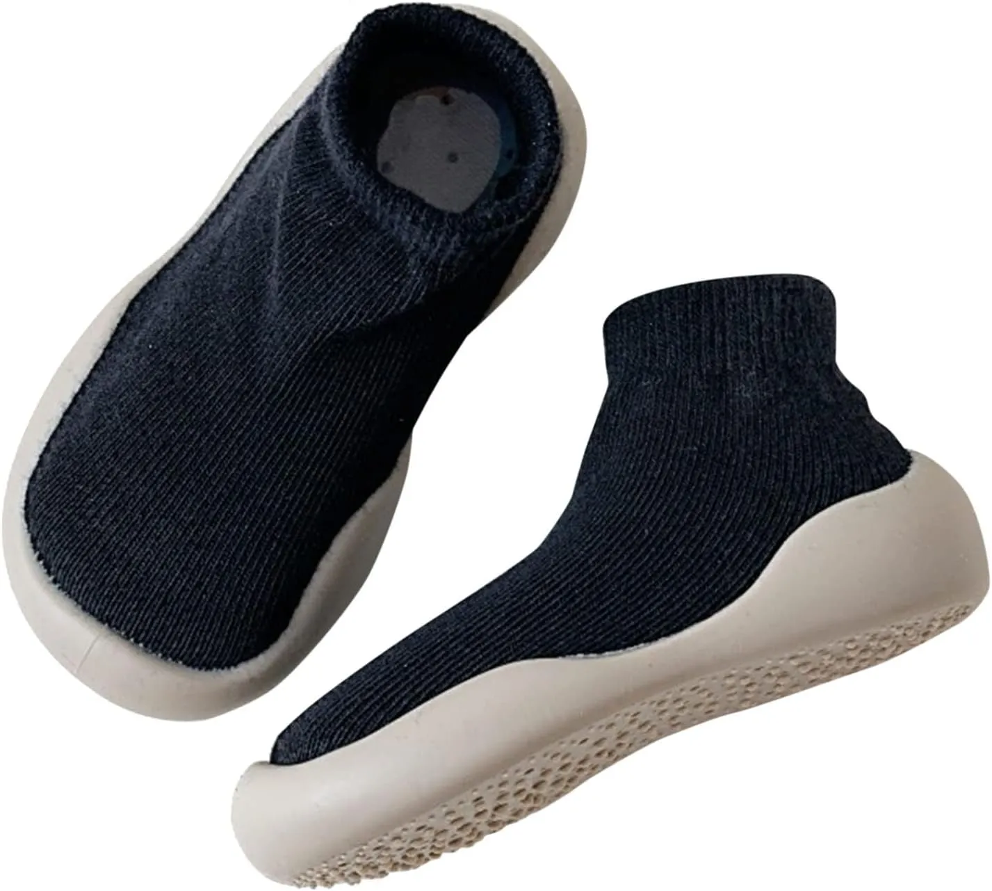 Baby Shoes Boys Girls First Walking Shoes Toddler Non Slip Slip On Sneakers Infant Knit Sock Shoes Floor Shoes
