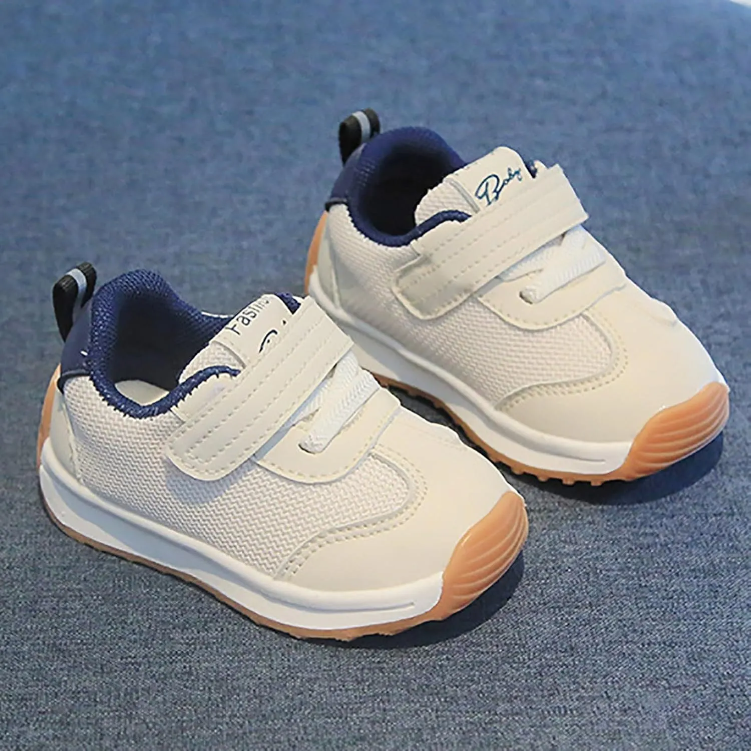 Baby Shoes Toddler Walking Baby Fashion Trend Solid Color Versatile Sports Shoes Dual Mesh Breathable for 0-18